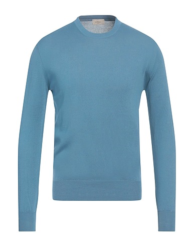 ALTEA Sweater Slate blue 50% Lyocell, 50% Cotton