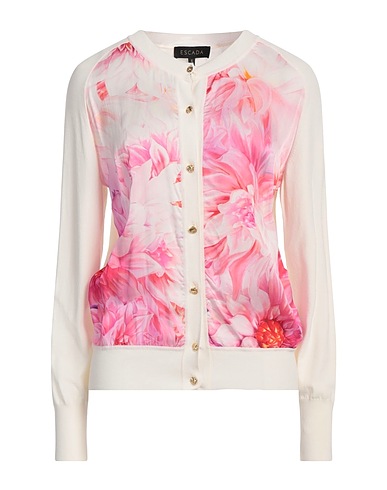 ESCADA カーディガン アイボリー レーヨン 85% / ポリエステル 15%