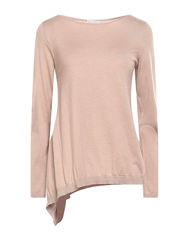 BRUNELLO CUCINELLI Cashmere jumper CASHMERE Camel 51% Cashmere, 22% Silk, 20% Polyamide, 7% Metallic Polyester