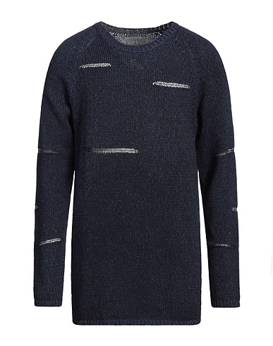 YOHJI YAMAMOTO POUR HOMME Sweater Midnight blue 56% Polyester, 17% Acrylic, 16% Cotton, 11% Nylon