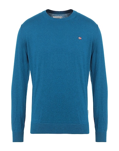 NAPAPIJRI Pullover Blu 100% Cotone