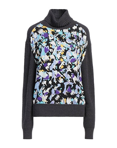 ESCADA SPORT Polo neck Charcoal 50% Wool, 30% Alpaca wool, 20% Polyamide, Viscose