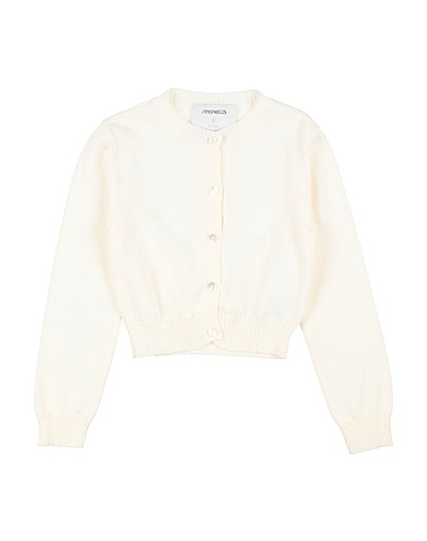 LUISA BECCARIA per SIMONETTA Cardigan Avorio 85% Cotone, 15% Cachemire