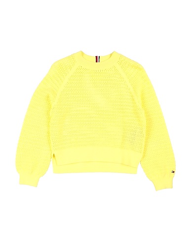 TOMMY HILFIGER Pullover Gelb 100% Baumwolle