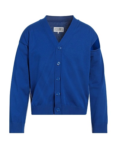 MM6 MAISON MARGIELA Cardigan Blu 56% Poliestere, 44% Viscosa
