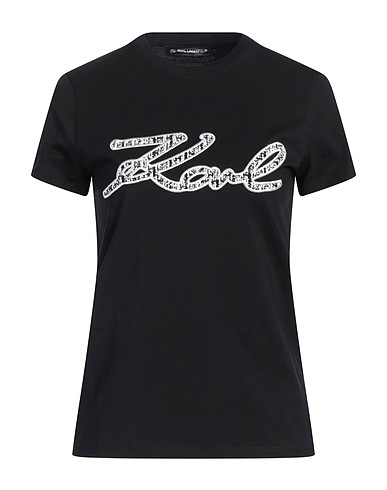 KARL LAGERFELD T-shirt Black 100% Organic cotton