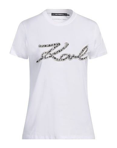 KARL LAGERFELD T-shirt White 100% Organic cotton