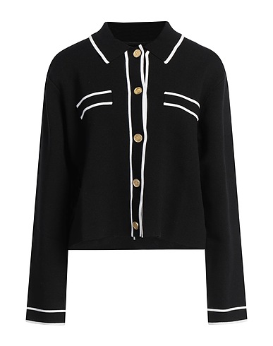 KARL LAGERFELD Cardigan Black 61% Viscose, 39% Nylon