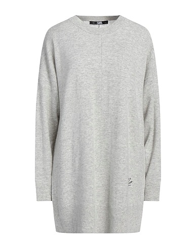 KARL LAGERFELD Jumper Light grey 70% Wool, 30% Cashmere