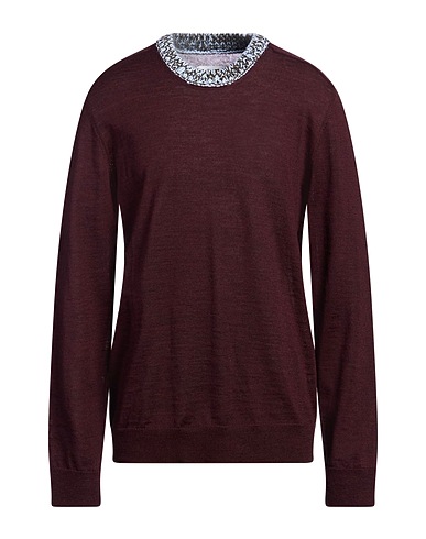 MAISON MARGIELA Sweater Burgundy 100% Wool