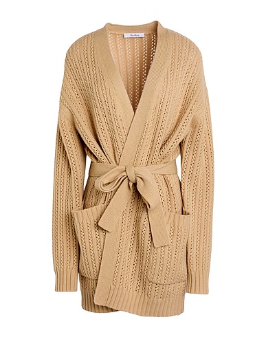 MAX MARA Cardigan Beige 70% Lana, 30% Cachemire