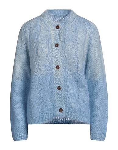 MAISON MARGIELA Cardigan Sky blue 80% Mohair wool, 20% Polyamide
