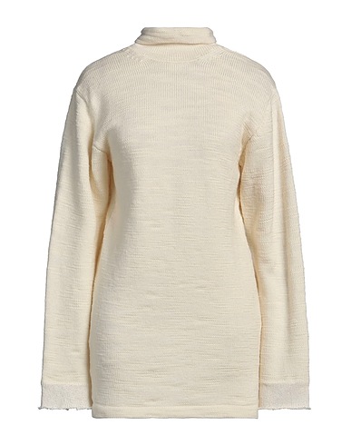 MAISON MARGIELA Turtleneck Ivory 90% Wool, 7% Cotton, 3% Polyester