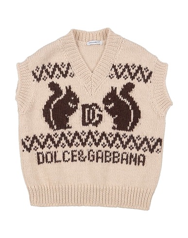 DOLCE&GABBANA Jumper Beige 50% Virgin Wool, 50% Alpaca wool