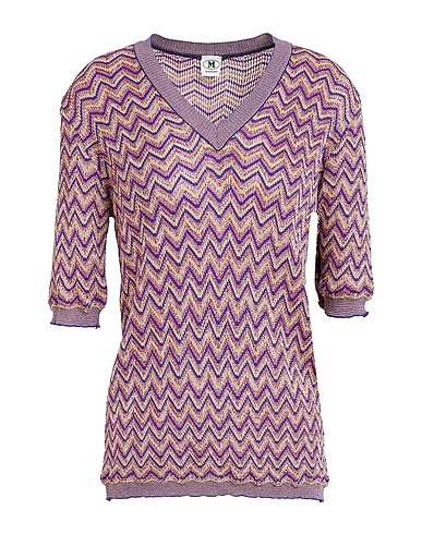 M MISSONI Sweater Khaki 44% Viscose, 30% Cotton, 15% Wool, 8% Metallic fiber, 3% Polyamide