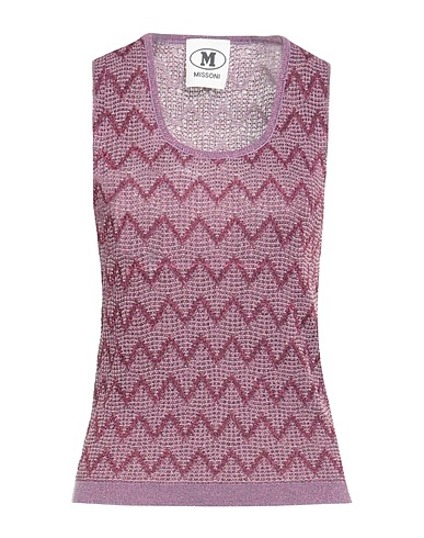 M MISSONI Top Mauve 44% Viscose, 34% Wool, 22% Metallic fiber