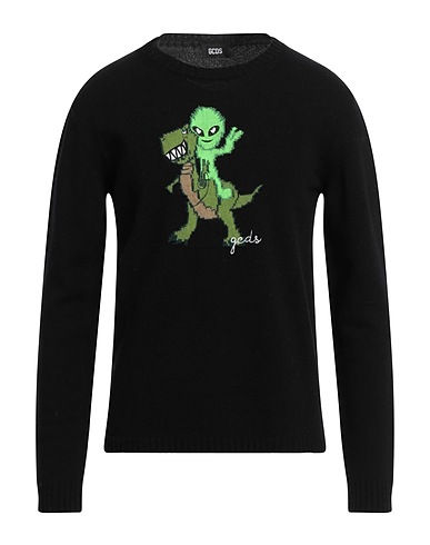 GCDS Jumper Black 80% Wool, 20% Polyamide
