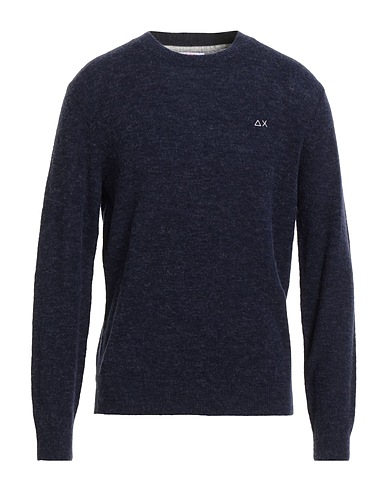SUN 68 Pullover Bleu marine 44% Laine, 30% Polyamide, 20% Laine d'alpaga, 6% Élasthanne