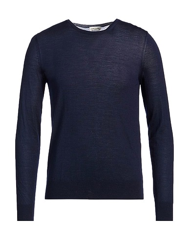 SAINT LAURENT Jumper Midnight blue 35% Wool, 35% Cashmere, 30% Silk, Polyamide, Elastane