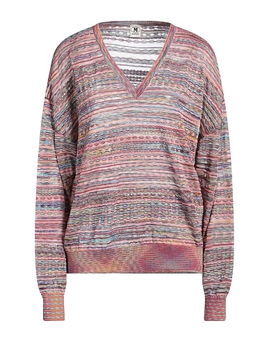 MISSONI Pullover Rosa 40% Viscosa, 34% Cotone, 9% Lana mohair, 9% Lana di alpaca, 8% Poliammide