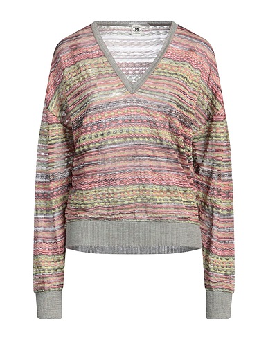 MISSONI Sweater Sage green 40% Viscose, 34% Cotton, 9% Mohair wool, 9% Alpaca wool, 8% Polyamide