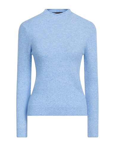 FABRIZIO DEL CARLO Jumper Light blue 42% Polyamide, 33% Merino Wool, 23% Baby alpaca wool, 2% Elastane