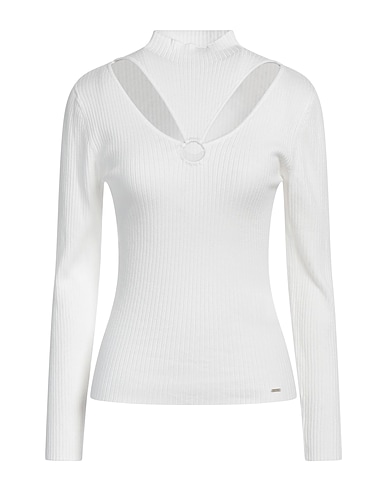 MORGAN DE TOI Polo neck Off white 70% Viscose, 30% Polyamide