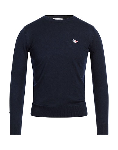 MAISON KITSUNÉ Jumper Midnight blue 100% Wool