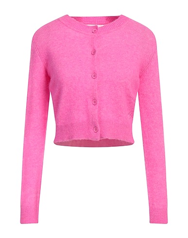 MARANT ÉTOILE Cardigan Pink 63% Baby alpaca wool, 32% Polyamide, 5% Elastane