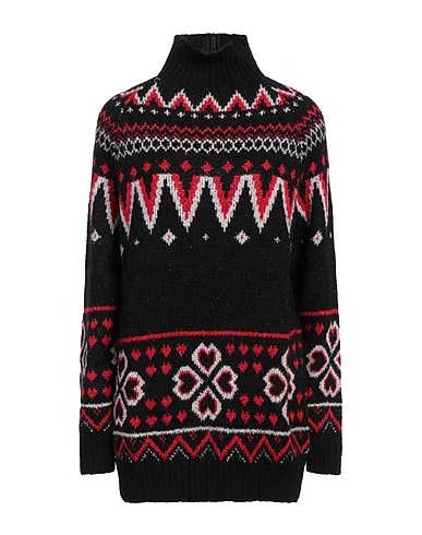 GAëLLE Paris Polo neck Black 40% Acrylic, 30% Mohair wool, 30% Polyamide