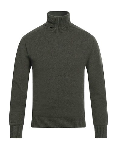 GRIFONI Cashmere blend Military green 100% Cashmere