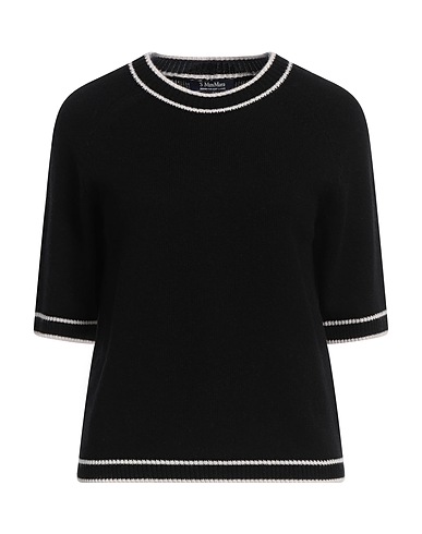 'S MAX MARA Sweater Black 80% Wool, 20% Cashmere