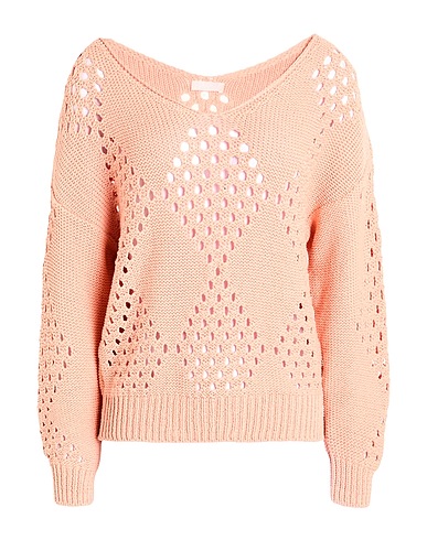 LIU •JO Jumper Salmon pink 100% Cotton