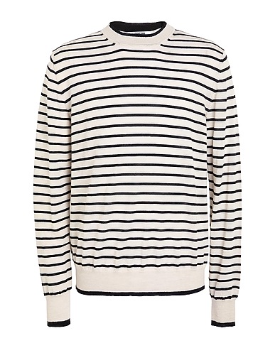 GRIFONI Sweater OFF WHITE 100% Virgin Wool