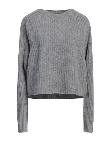 LANEUS Sweater Grey 100% Virgin Wool