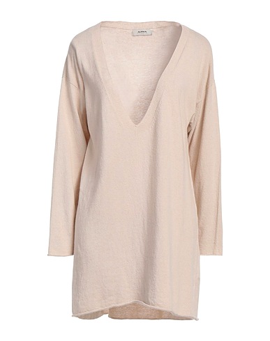 ALPHA STUDIO Pullover Beige 40% Lana riciclata, 30% Viscosa, 20% Poliammide, 10% Cachemire