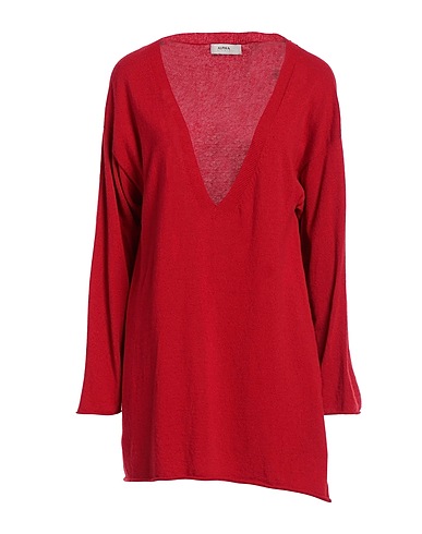 ALPHA STUDIO Pullover Rosso 40% Lana riciclata, 30% Viscosa, 20% Poliammide, 10% Cachemire