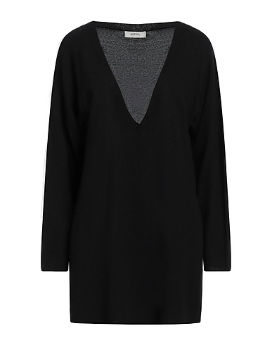 ALPHA STUDIO Pullover Nero 40% Lana riciclata, 30% Viscosa, 20% Poliammide, 10% Cachemire