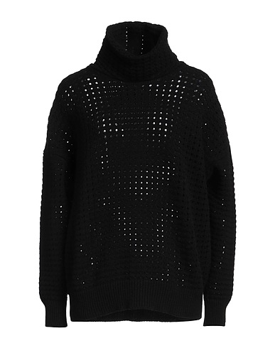 LANEUS Turtleneck Black 90% Merino Wool, 10% Cashmere