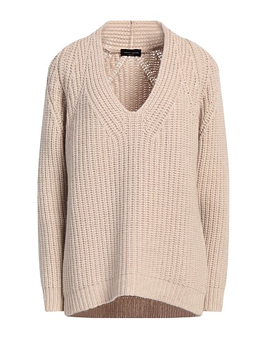 ROBERTO COLLINA Sweater Beige 90% Wool, 10% Cashmere
