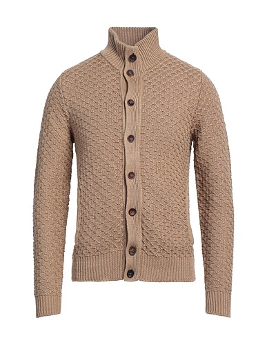 ZANONE Cardigan Sand 66% Linen, 34% Cotton