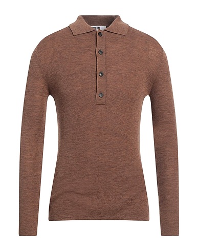 GRIFONI Jumper Camel 100% Virgin Wool