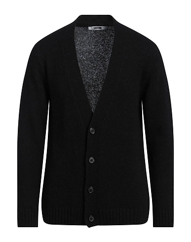 GRIFONI Cardigan Black 49% Alpaca wool, 30% Polyamide, 21% Wool