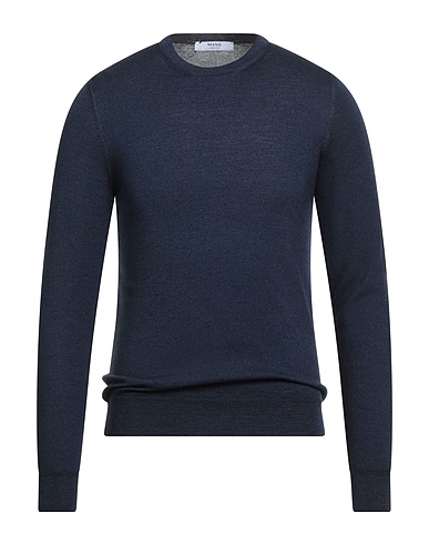 MASQ Pullover Blu notte 100% Lana Merino