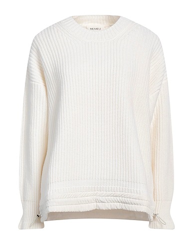 MEIMEIJ Pullover Elfenbein 100% Wolle