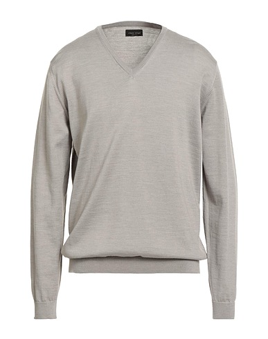 ROBERTO COLLINA Jumper Light grey 100% Merino Wool