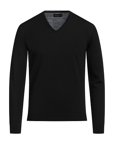 ROBERTO COLLINA Jumper Black 100% Merino Wool