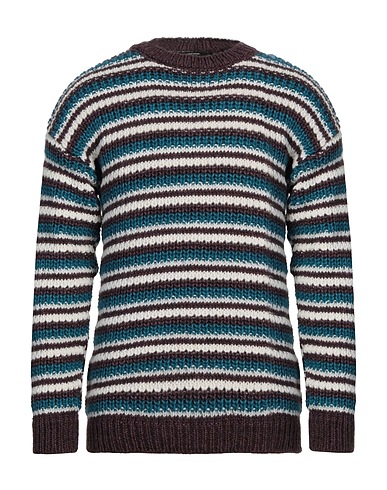 TAKESHY KUROSAWA Jumper Deep teal 50% Acrylic, 25% Wool, 25% Alpaca wool