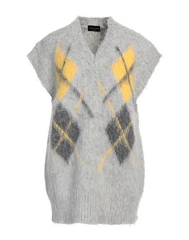 ROBERTO COLLINA Sweater Grey 68% Baby alpaca wool, 22% Nylon, 10% Wool