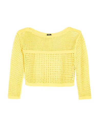 LIU •JO Jumper Yellow 62% Polyester, 38% Cotton